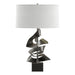 Hubbardton Forge - One Light Table Lamp - Gallery - Dark Smoke- Union Lighting Luminaires Decor