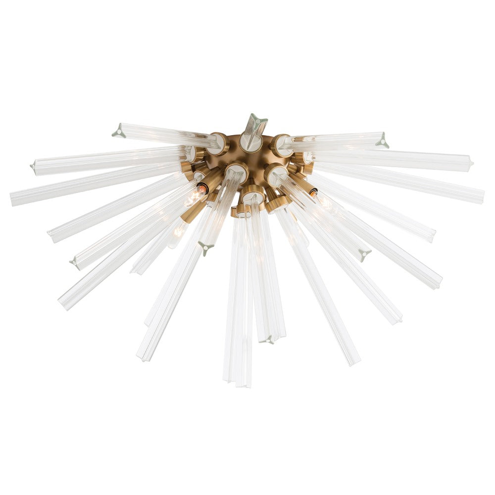 Arteriors - Four Light Flush Mount - Hanley - Antique Brass- Union Lighting Luminaires Decor
