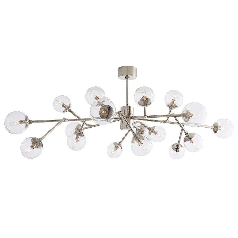 Arteriors - 18 Light Chandelier - Dallas - Polished Nickel- Union Lighting Luminaires Decor
