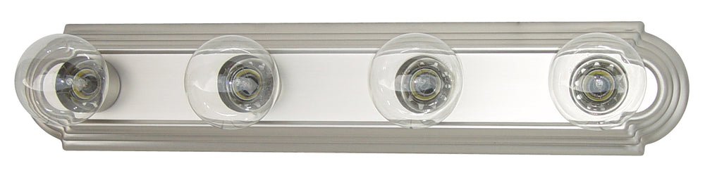 Capital Lighting - Four Light Vanity - Alice - Matte Nickel- Union Lighting Luminaires Decor