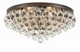 Crystorama - Six Light Flush Mount - Calypso - Vibrant Bronze- Union Lighting Luminaires Decor