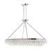 Crystorama - Eight Light Chandelier - Calypso - Polished Chrome- Union Lighting Luminaires Decor