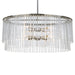 Crystorama - Eight Light Chandelier - Bleecker - Polished Chrome- Union Lighting Luminaires Decor