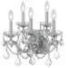 Crystorama - Five Light Wall Sconce - Maria Theresa - Polished Chrome- Union Lighting Luminaires Decor