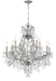 Crystorama - 13 Light Chandelier - Maria Theresa - Polished Chrome- Union Lighting Luminaires Decor