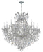 Crystorama - 19 Light Chandelier - Maria Theresa - Polished Chrome- Union Lighting Luminaires Decor
