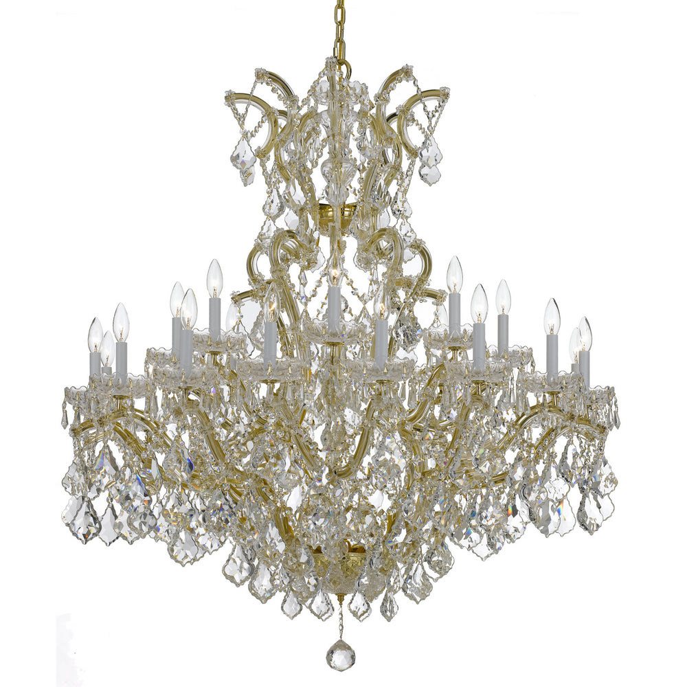 Crystorama - 25 Light Chandelier - Maria Theresa - Gold- Union Lighting Luminaires Decor