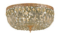 Crystorama - Three Light Flush Mount - Ceiling Mount - Olde Brass- Union Lighting Luminaires Decor