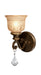 Crystorama - One Light Wall Sconce - Norwalk - Bronze Umber- Union Lighting Luminaires Decor