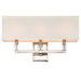 Crystorama - Three Light Bathroom Vanity - Dixon - Polished Nickel- Union Lighting Luminaires Decor