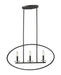 Z-Lite Canada - Three Light Linear Chandelier - Verona - Bronze- Union Lighting Luminaires Decor