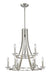 Z-Lite Canada - Nine Light Chandelier - Verona - Brushed Nickel- Union Lighting Luminaires Decor