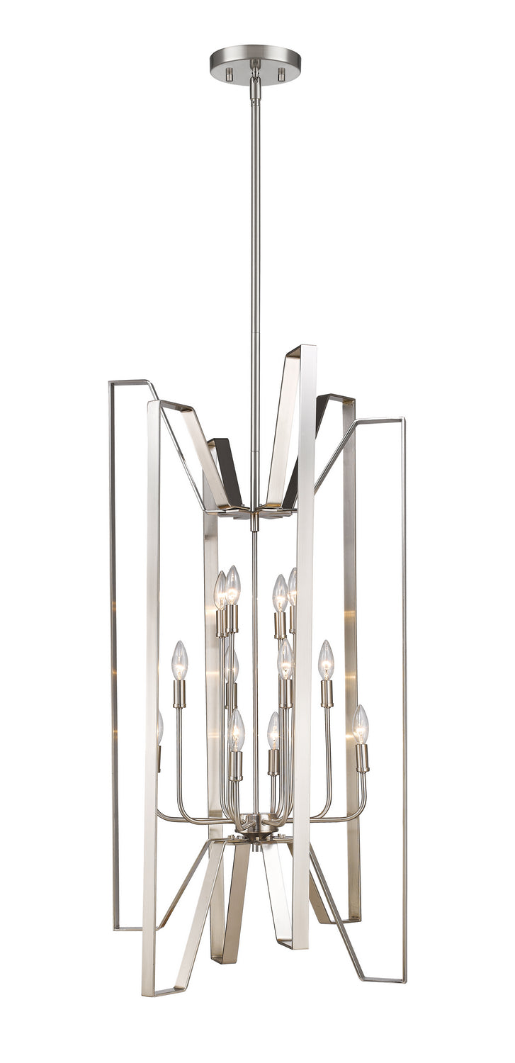 Z-Lite Canada - 12 Light Pendant - Marsala - Brushed Nickel- Union Lighting Luminaires Decor