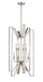 Z-Lite Canada - Eight Light Chandelier - Marsala - Brushed Nickel- Union Lighting Luminaires Decor