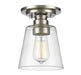 Z-Lite Canada - One Light Flush Mount - Annora - Brushed Nickel- Union Lighting Luminaires Decor