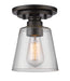 Z-Lite Canada - One Light Flush Mount - Annora - Olde Bronze- Union Lighting Luminaires Decor