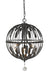 Z-Lite Canada - Five Light Chandelier - Almet - Bronze- Union Lighting Luminaires Decor