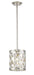 Z-Lite Canada - One Light Pendant - Almet - Brushed Nickel- Union Lighting Luminaires Decor