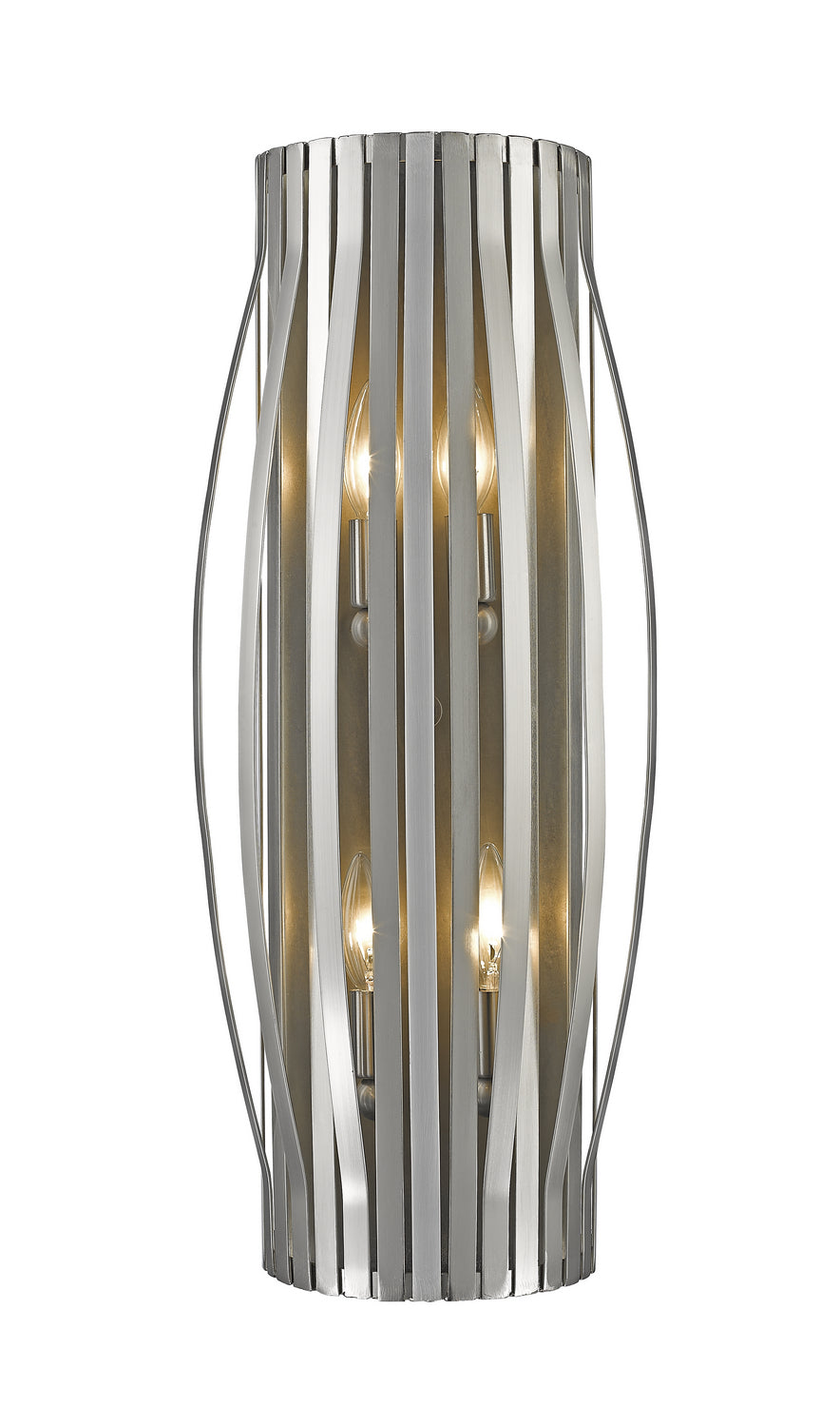 Z-Lite Canada - Four Light Wall Sconce - Moundou - Brushed Nickel- Union Lighting Luminaires Decor