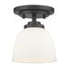 Z-Lite Canada - One Light Flush Mount - Ashton - Bronze- Union Lighting Luminaires Decor