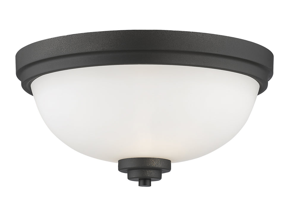 Z-Lite Canada - Two Light Flush Mount - Ashton - Bronze- Union Lighting Luminaires Decor