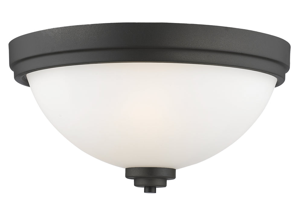Z-Lite Canada - Three Light Flush Mount - Ashton - Bronze- Union Lighting Luminaires Decor
