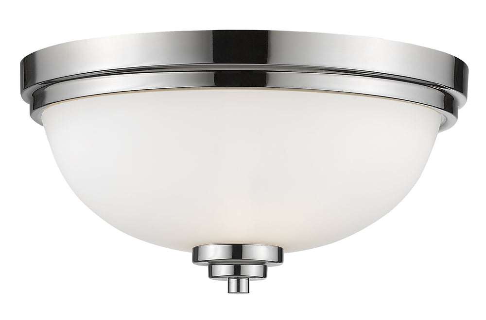 Z-Lite Canada - Three Light Flush Mount - Ashton - Chrome- Union Lighting Luminaires Decor