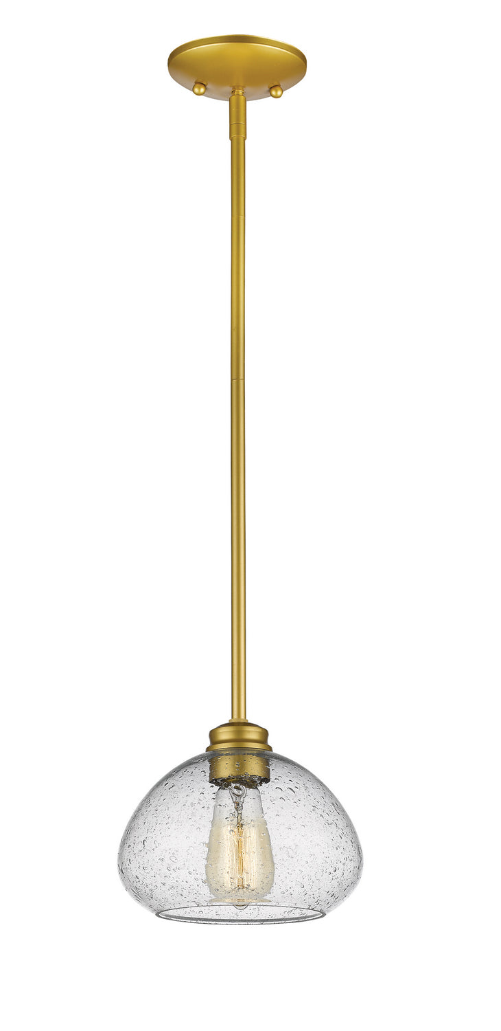 Z-Lite Canada - One Light Pendant - Amon - Satin Gold- Union Lighting Luminaires Decor