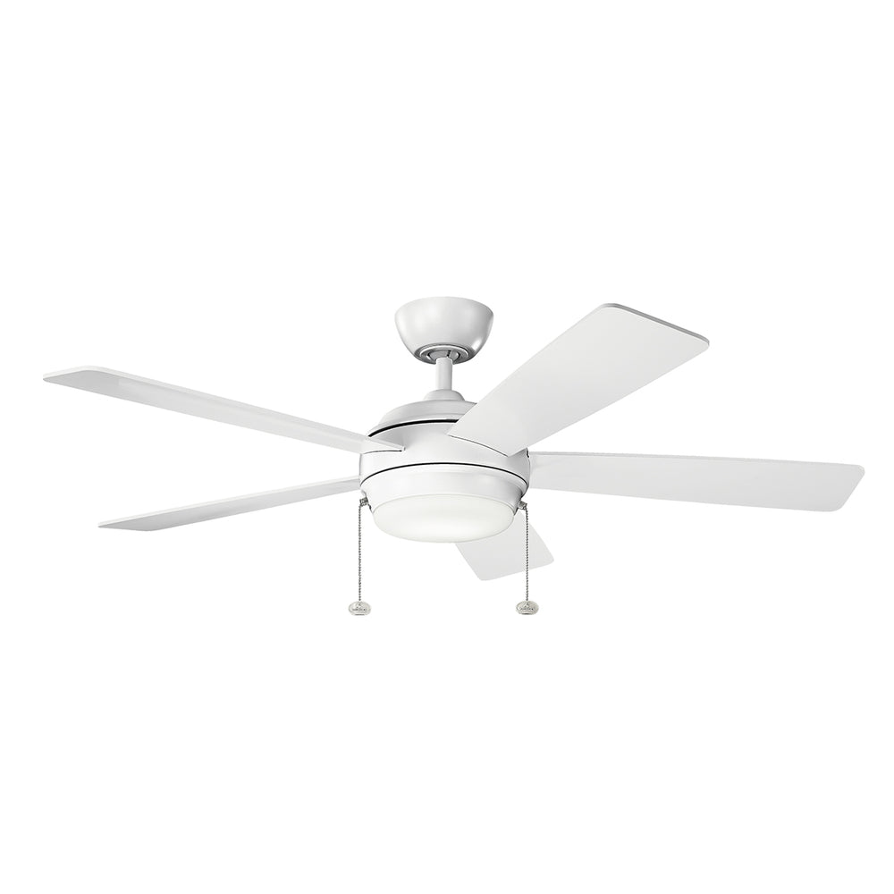 Kichler Canada - 52"Ceiling Fan - Starkk - Matte White- Union Lighting Luminaires Decor