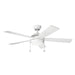 Kichler Canada - 52"Ceiling Fan - Starkk - Matte White- Union Lighting Luminaires Decor