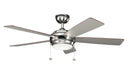 Kichler Canada - 52"Ceiling Fan - Starkk - Polished Nickel- Union Lighting Luminaires Decor