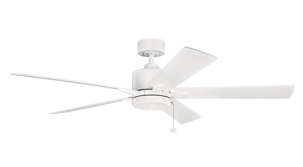 Kichler Canada - 60"Ceiling Fan - Lucian II - Matte White- Union Lighting Luminaires Decor
