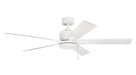 Kichler Canada - 60"Ceiling Fan - Lucian II - Matte White- Union Lighting Luminaires Decor