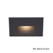 W.A.C. Canada - LED Step and Wall Light - Led100 - Black On Aluminum- Union Lighting Luminaires Decor