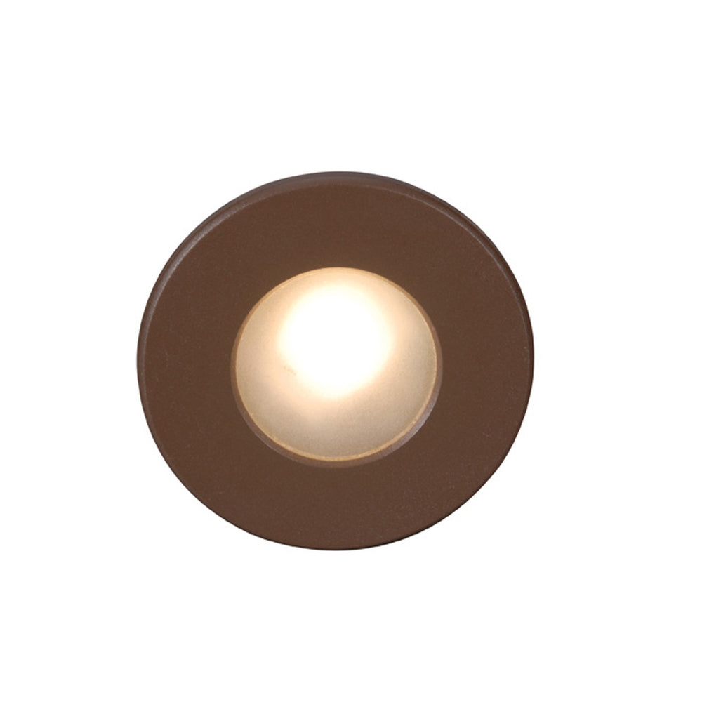 W.A.C. Canada - LED Step and Wall Light - Led3 Cir - Bronze On Aluminum- Union Lighting Luminaires Decor