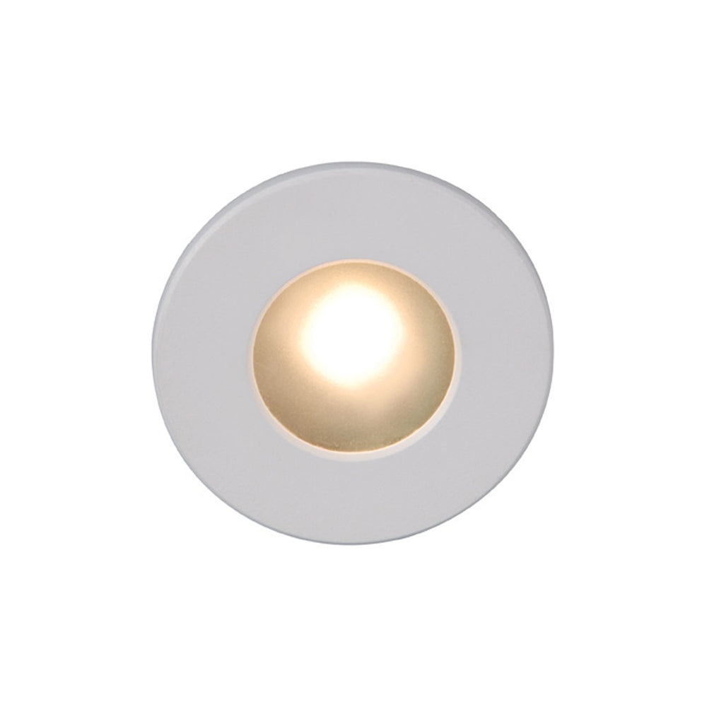 W.A.C. Canada - LED Step and Wall Light - Led3 Cir - White On Aluminum- Union Lighting Luminaires Decor