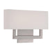W.A.C. Canada - LED Wall Sconce - Manhattan - Brushed Nickel- Union Lighting Luminaires Decor