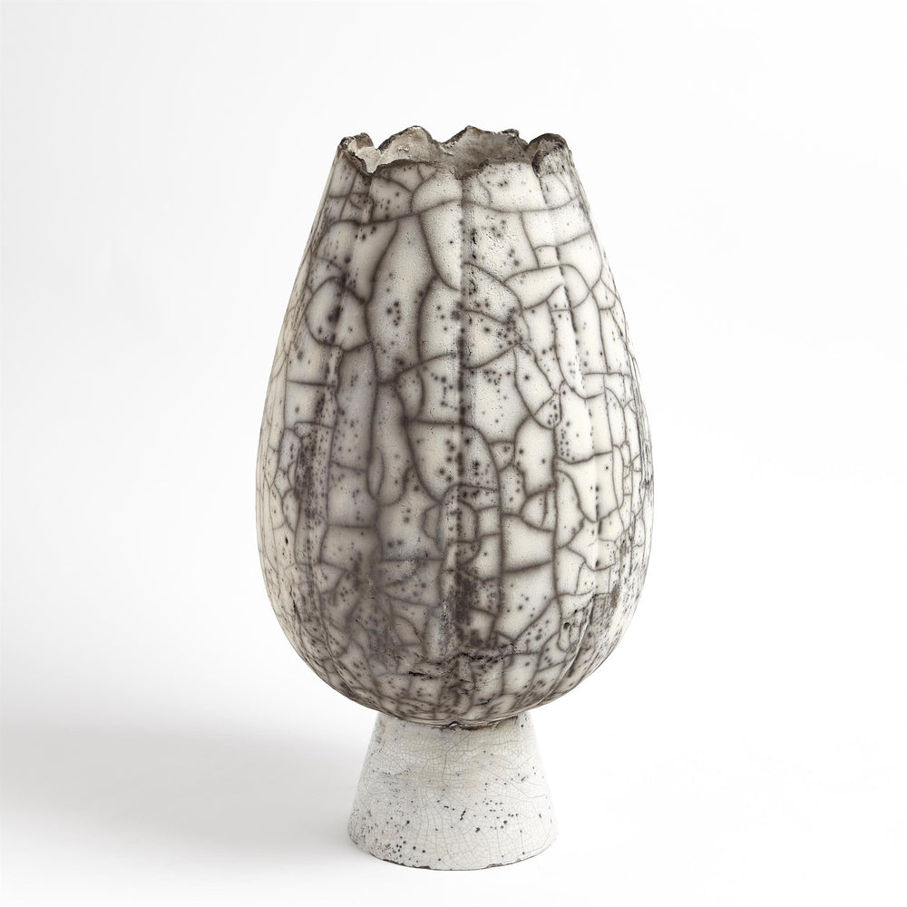 Bol et vases crépitaires Raku noir