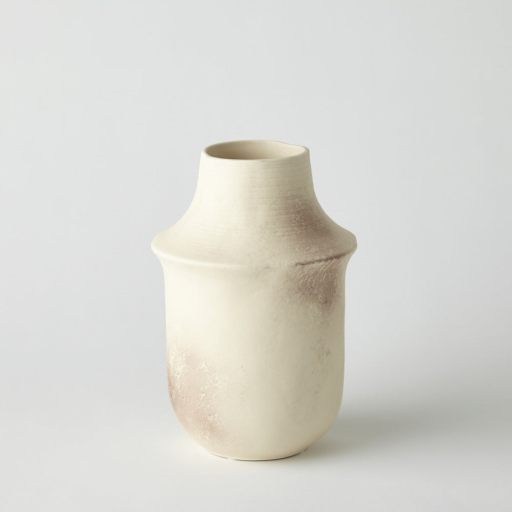 Fladis vases marbre crème mate