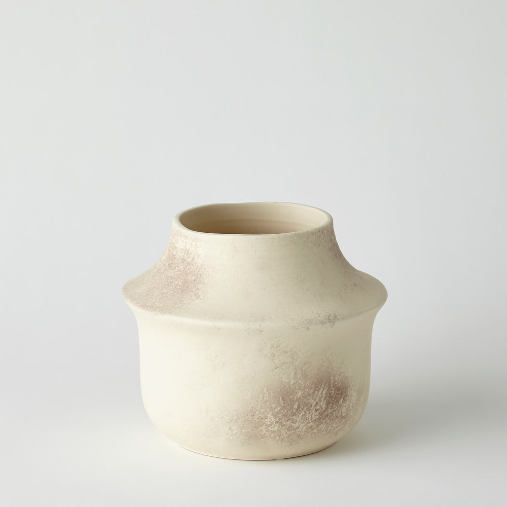 Fladis vases marbre crème mate