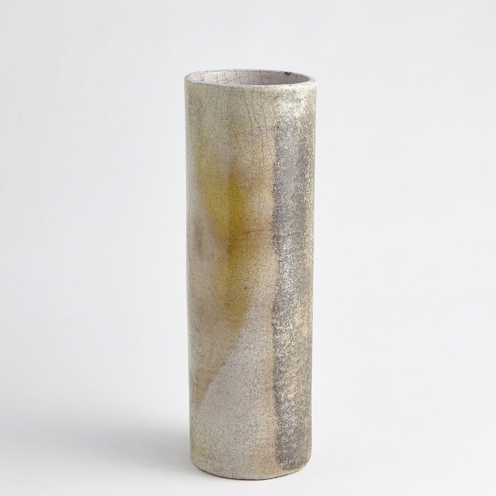 Golden Raku Vases