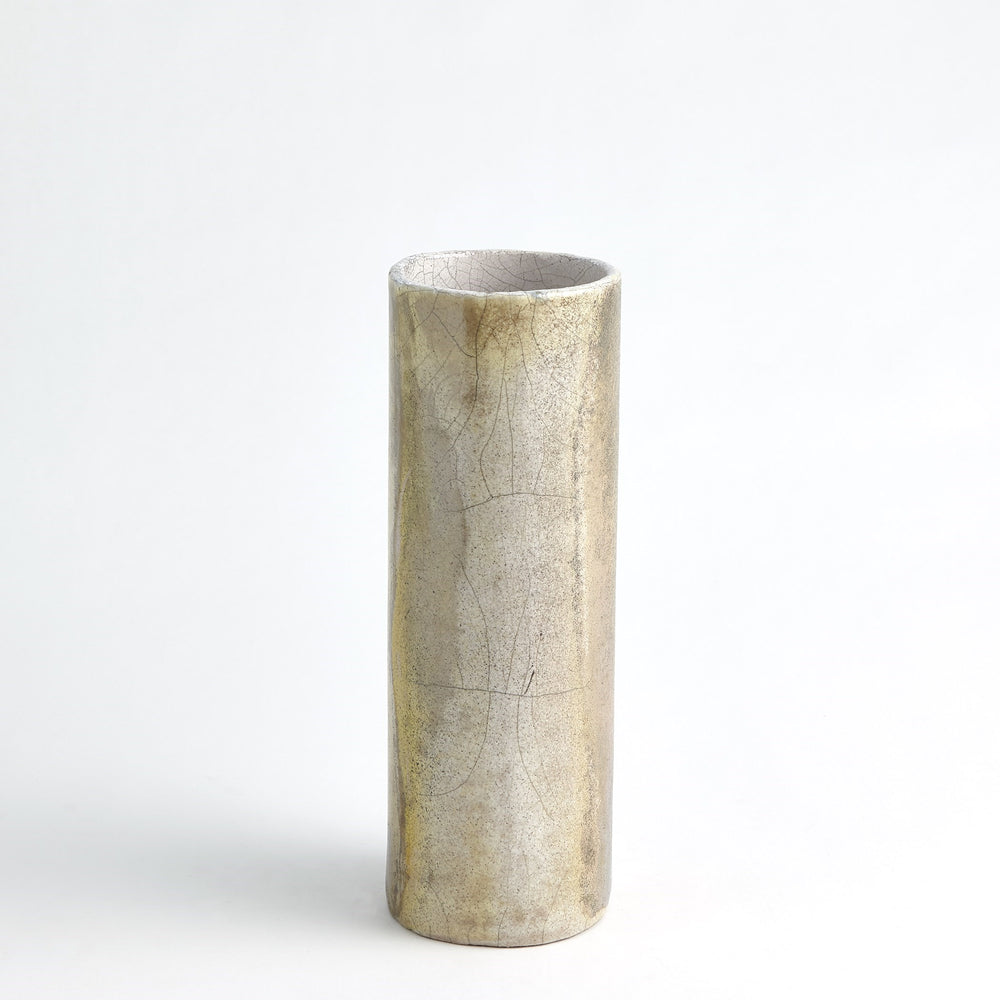 Golden Raku Vases