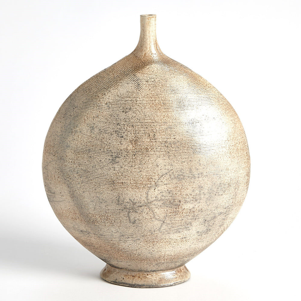Round Raku Vases Sand