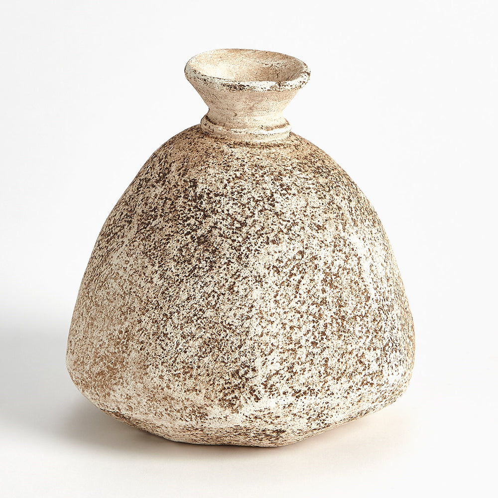 Cinder Wide Bottom Vases Sand