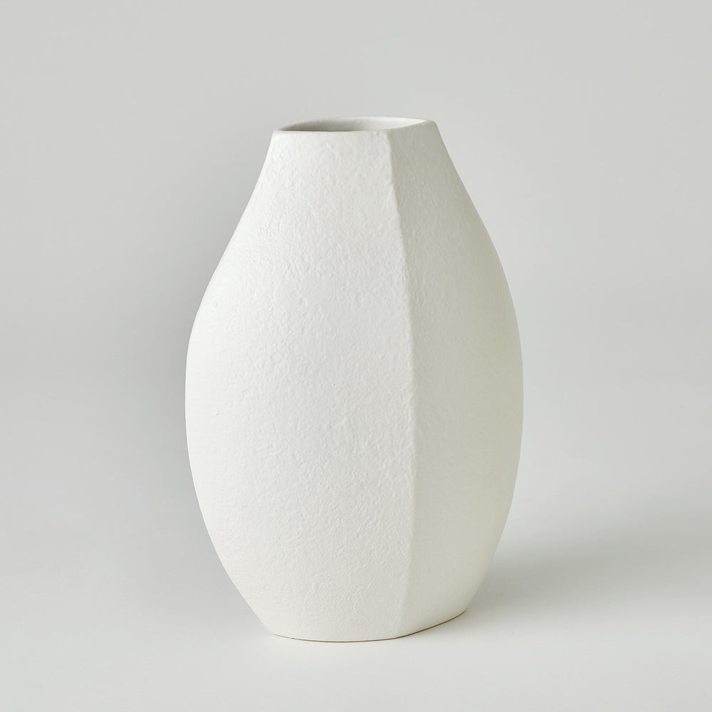 Wedge Vases White
