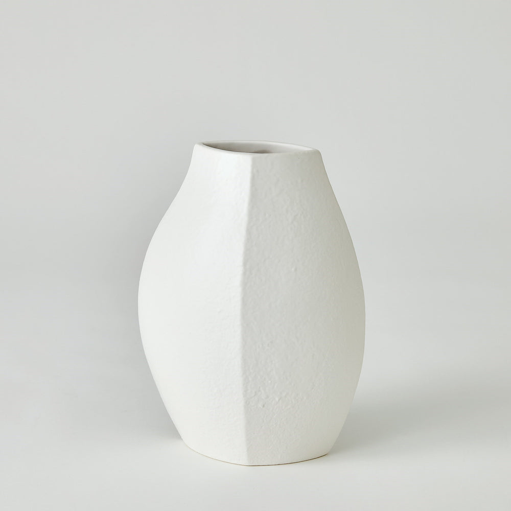 Wedge Vases White