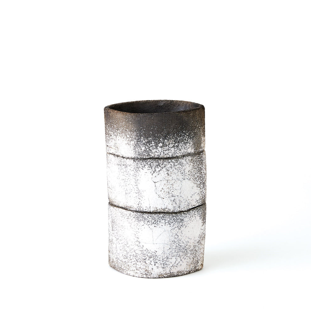 Stacked Vases Grey