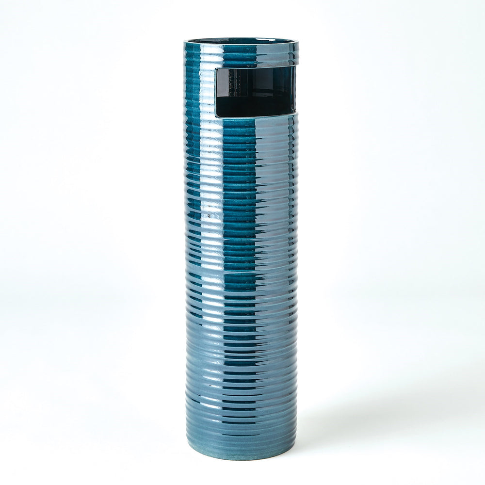 Cut Out Vases Dark Blue