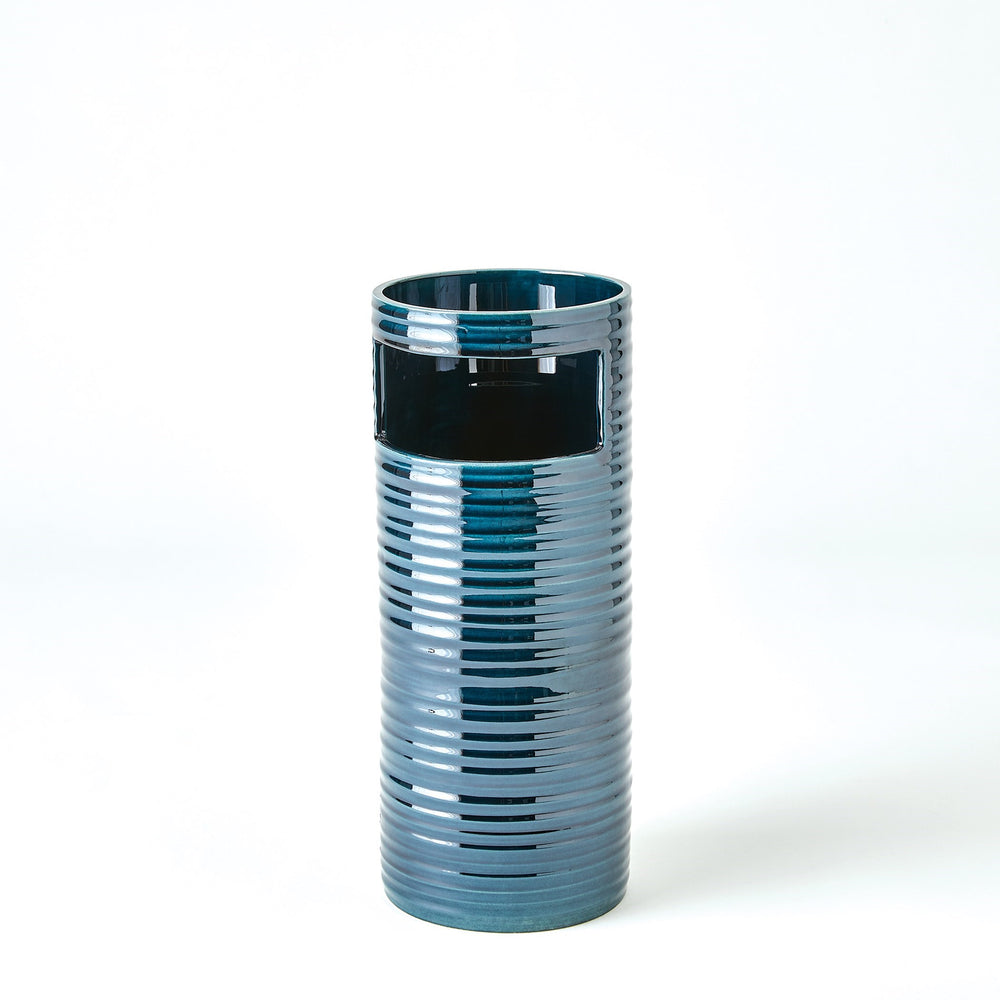 Cut Out Vases Dark Blue