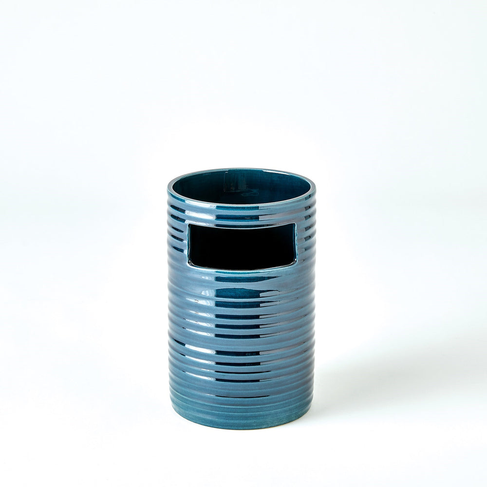 Cut Out Vases Dark Blue